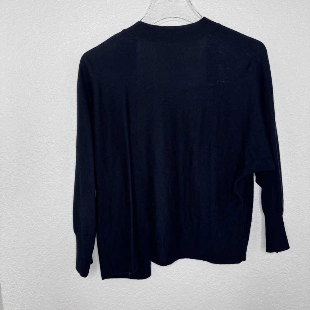 Cabi Portico Shrug Open Front Navy Blue Sweater Cardigan Size Small #5013 - Picture 5 of 5
